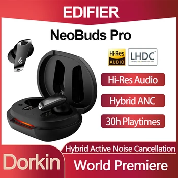 Eredeti EDIFIER NeoBuds Pro TWS LHDC Igaz Vezeték nélküli Sztereó Fülhallgató, Aktív zajszűrés Hi-Res Audió Fülhallgató ANC