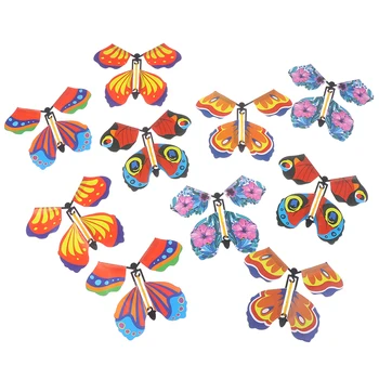 10db A Mágikus Pillangó Repülő Pillangó A Kártya Játék Üres Kézzel Napelemes Pillangó Esküvői Mágikus Kellékeket, Trükkök