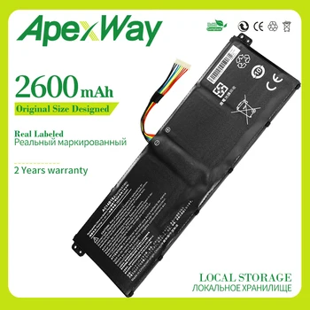 ApexWay 11.4 v AC14B18J Laptop Akkumulátor Acer Aspire AC14B13j E3-111-Es E3-112-Es E3-112M ES1-511 TravelMate B116 B115-MP