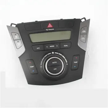 Valódi hőmérséklet-szabályozás fűtés vezérlő figyelmeztető kapcsoló A / C légkondicionáló vezérlő Hyundai Santa Fe DM 2013-16