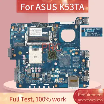K53TA Az ASUS K53TA K53TK X53T K53T Laptop alaplap QBL60 LA-7552P AMD DDR3 Alaplap