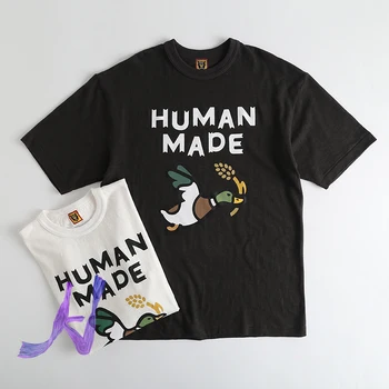 Emberi Készült T-hirts Férfi Női Magas Minőségű Pamut Kerek Nyak Toptees Túlméretes Emberi Készült Alkalmi Laza Tshirts