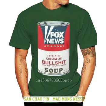 Új Fox News Krém Baromság Leves Trend Logo Férfi Póló Egyedi Póló
