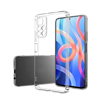 2021 Transaprent Telefon Esetében a Xiaomi Redmi 10 coque közelében Ultravékony Puha, Tiszta Magas Qualtiy TPU Lencse Védő hátlap Táska Érdekesség