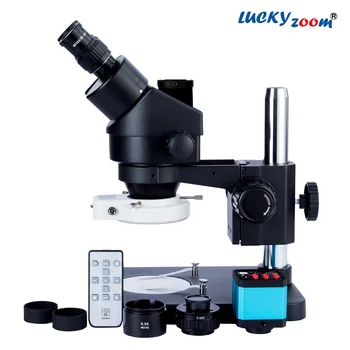 3.5 X-90X Simul Fokális Fekete Trinocular Sztereó Mikroszkóp Forrasztás Telefon Javítás Szakmai Választható Tartozékok Microscopio