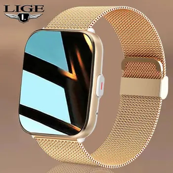 LIGE Új Nők Smartwatch Férfiak 1.69