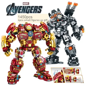 ÚJ vasember MK44 Hulkbuster Ironman Marvel Avengers Hulk Szuperhősök Robot Adatok Ötletek Épület Tégla Blokk Ajándék Játékok