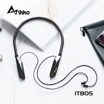 IKKO ARC ITB05 Bluetooth 5.0 Vevő Kettős AK4377 DAC Kiegyensúlyozott in-Ear Monitor/Fülhallgató Erősítő MMCX Sport Frissítés Kábel