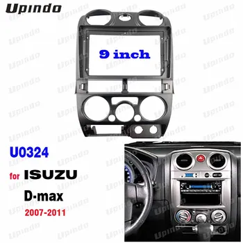 2 Din-9 Inch autórádió Telepítő DVD-GPS-Mp5 Műanyag Fascia Gép Keret Isuzu D-max 2007-2011 Dash Készlet