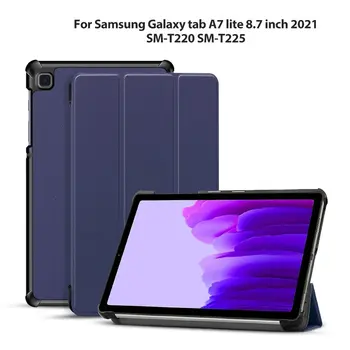 Slim tok Samsung Galaxy tab A7 Lite 8.7 hüvelyk 2021 Samsung tablet A7 Lite SM T220 T225 Mágneses Összecsukható Érdekesség Capa