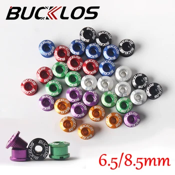 BUCKLOS 5db Kerékpár Chainring Csavarok 4.9 mm/6.8 mm-es Alumínium Lánc, Gyűrű Csavar Egyágyas/Kétágyas/Háromágyas Sebesség Tekerő Kerékpáros Accessorie