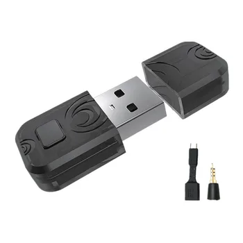 USB-Bluetooth-kompatibilis Audio Adó-Vevő Adapter Nintendo Kapcsoló PS5 PS4 PC USB Dongle Vezeték nélküli Adapter