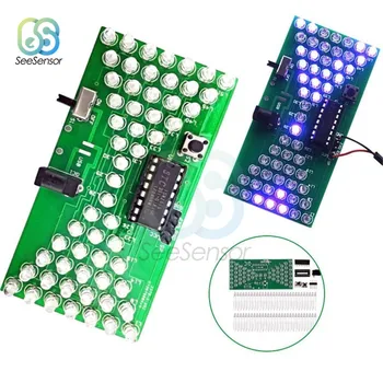 5V-os LED Elektronikus Homokóra DIY Kit Sebesség Állítható Elektronikus DIY Készletek LED Lámpák Dupla Rétegű PCB fedélzeti Modul