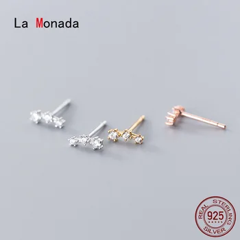 La Monada Trendi Csillag Stick Koreai Minimalista Stud Női Fülbevaló, Ezüst 925 Jól Ékszerek 925 Ezüst Fülbevaló Női