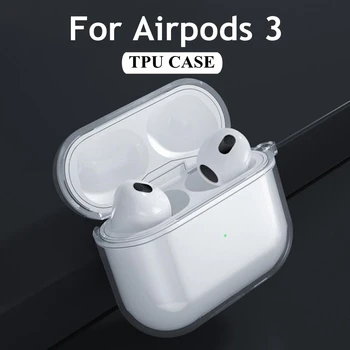 Esetében Airpods 3 Aranyos INS Fülhallgató Esetben Egyértelműen Az Apple Airpod3 Vezeték nélküli Bluetooth Szilikon airpods esetekben airpods 3 Új