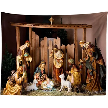 Karácsonyi Jászol Születési Jézus Által Ho Nekem, Lili Gobelin Falra Hálószoba Nappali Kollégiumi Otthon Dekoráció