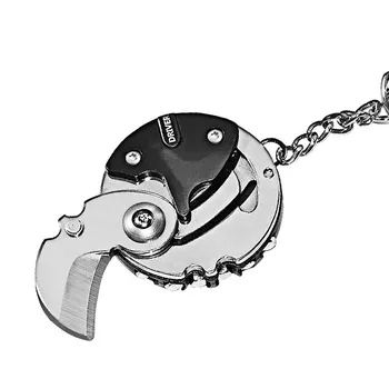 Kültéri Mini Összecsukható Kés Multi-Eszköz Hordozható Titán Keychains EDC Kemping Felszerelés Túlélő Kés, Túrázás Tartozékok