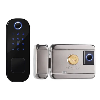 R5 Tuya Wifi Smart Lock Feloldása Biometrikus Ujjlenyomat-Biztonsági Intelligens APP Remote Password RFID Kártya Zár Intelligens Élet