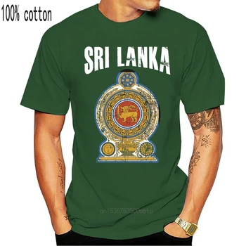 Nyári Meleg Egyszerű, Rövid Ujjú Pamut Póló, Srí Lanka, T-Shirt