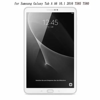 Edzett Üveg SM-T580 SM-T585 képernyővédő fólia Samsung Galaxy Tab Egy A6-os 10.1 2016 T585 T580 Védő Üveg Film