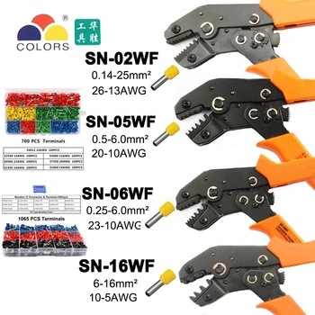 LUBAN SN-02WF SN-05WF SN-06WF SN-16WF MINI EUROP STÍLUS a csavart huzalt is, eszköz a csavart huzalt is, fogó 0.25-6mm2 multi-tool eszközök kezét