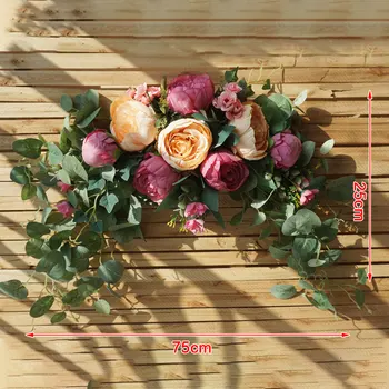Mesterséges Selyem Virágok Szajré Slim Táblázat Központi Haza Esküvői Boltív Dekoráció