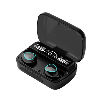 TWS Bluetooth 5.1 Fülhallgató Töltése Doboz Vezeték nélküli Fejhallgató 9D Sztereó Sport Vízálló Fülhallgató, Headset Mikrofonnal