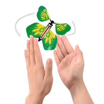 1 Db Mágikus Pillangó Vicc Játékok Meglepő, Pillangó Gumi Meglepetés Játék Együttes Erővel Repülő Pillangó Játékok