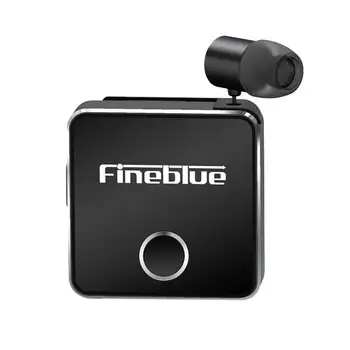 Fineblue Mini F1 pro üzleti bluetooth 5.0 Fülhallgató Vezeték nélküli Klip Nyakörv Stílus Fülhallgató Behúzható Kihangosító Bluetooth F910