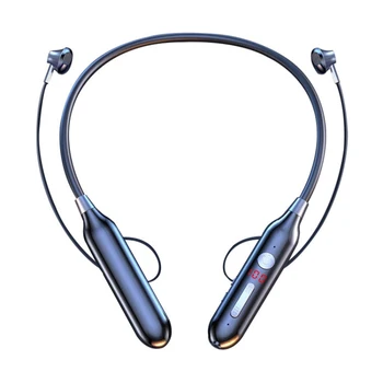 100 Óra Vezeték nélküli Bluetooth Fülhallgató Mágneses Szívó HiFi Hang Sztereó Fülhallgató Vezeték nélküli, Vízálló Sport Fülbe HD Mikrofon