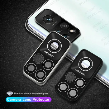 3D Edzett Üveg Kamera Esetében A Xiaomi Mi 10T Pro 5G 10 T Titán Ötvözet, Hátsó objektívvédő Xiomi Mi10 T Xaomi Mi10t 10tpro