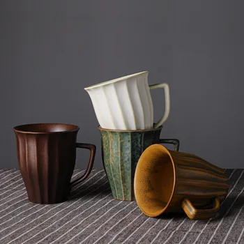 Kőedény Kávét Japán Stílusú Bögre Kezét, Ajándék, Egyedi Kerámia Csésze Ins Feng Shui Kupa Kerámia