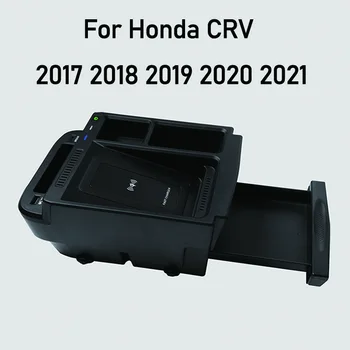 A Honda CRV 2017 2018 2019 2020 2021 10W szivargyújtó Telepítés Autó Vezeték nélküli Töltő Mobiltelefon Gyors Töltés 12V