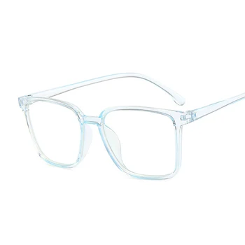 Divat Tér Szemüveg Nők Vintage Üzembe Design Szemüveg Anti Kék Fény Kényelem Átlátszó Keret Optikai Szemüveg