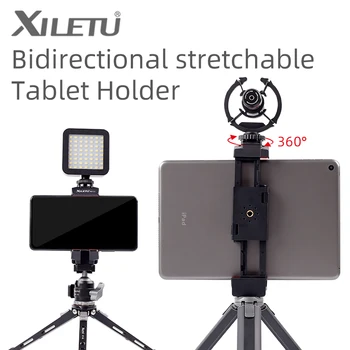 XILETU XJ17 Tablet tartó tartó Adapter IPad Mini Pro Air 1 2 3 4 Microsoft Surface Élő Előadás Tabletta Mount Állvány Adapter