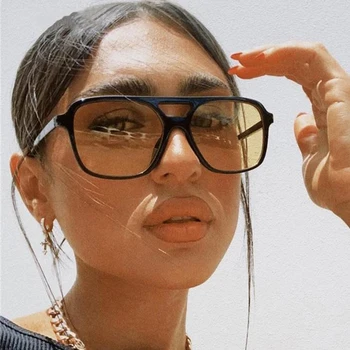 DYTYMJ Túlméretezett Napszemüveg Nők 2021 Luxus Márka Designer Napszemüveg, Női/Férfi Vintage Oculos De Sol Mujer Gafas Hombre