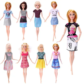 Baba -Ruha Napi Dress Barbie Ruha Kiegészítők Grace Többszínű Divat Alkalmi Viselet Asszony Szoknyája ,Születésnapi Ajándék