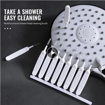 10db /set zuhanyfej Kis Kefe Üveg Teáskanna Fúvóka Kanna Kiöntő Ecset Készlet Háztartási tisztítószerek, Takarító Eszközök