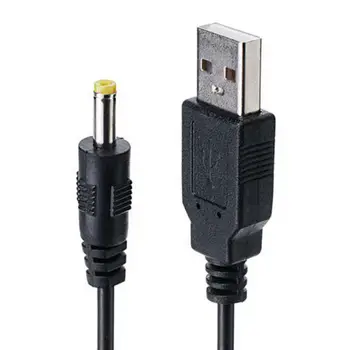 80cm 5V-os USB-EGY DC hálózati Töltő Kábel Charge Kábel Sony 1000/2000/3000 Hordó Jack Kábel Csatlakozó
