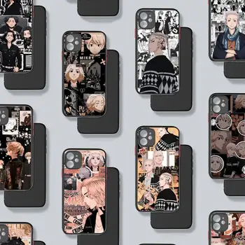 Draken mikey Tokió revengers Bosszúállók Telefon Esetében matt átlátszó iphone 7 8 11 12 plus mini x xs xr pro max cover