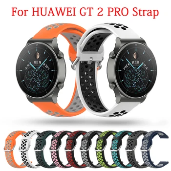 22mm Szilikon watchstrap Samsung Galaxy nézni 46mm Csere wriststrap A Huawei nézni GT2 Pro Xiaomi LS05 watchband