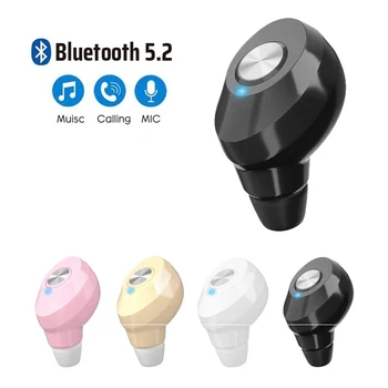 Mini Egyetlen Fül Bluetooth Headset L20 Bluetooth 5.2 Zajcsökkentés Sztereó Sport Gaming Fül Játék Mikrofon Okostelefon