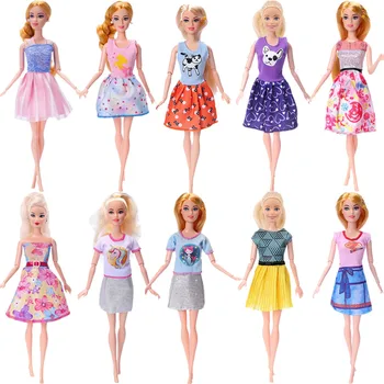Baba Ruhák Barbie Lány Egyszarvú Hableány Nyomtatás 11 hüvelyk 26-28 cm Nőt, Ruhák,Kiegészítők, Szülinapi Ajándék a Gyermekek Számára