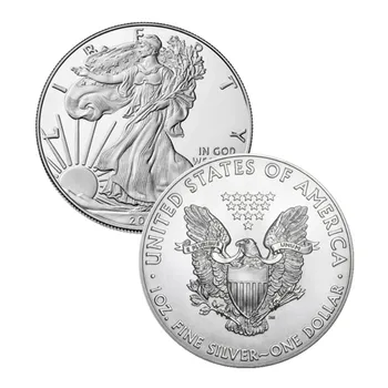 Ezüst Gyűjtők Amerika Érmék 1 oz Jól újévi Ajándék remek Gyűjtemény 2011-2021 Egyesült Szabadság-Szobor Kihívás Érme