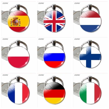 Európa Ország Egyesült Királyság Franciaország Olaszország Spanyolország Lengyelország.Hollandia Oroszország Írország Zászló, Kulcstartó, Kulcstartó Zászló, Kulcstartó Medál