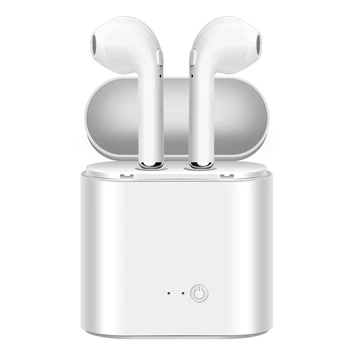 i7s TWS Mini Vezeték nélküli Bluetooth Fülhallgató Fejhallgató Sztereó Fülbe A Töltés Doboz Mic Minden Okostelefon