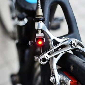 V-Fék Kerékpár Lámpa Mini Kerékpár-Hegy Farka Hátsó Lámpa Vízálló LED Nagy Fényerejű Piros LED Lámpa hátsó Lámpa Kerékpározás Tartozékok