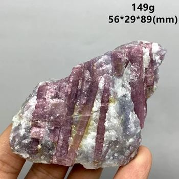 A LEGJOBB! 100% - ban Természetes Brazil rózsaszín turmalin ásványi kristály példányok kövek, kristályok kvarc kristályok