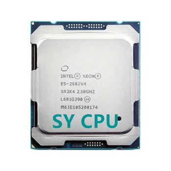 Ingyenes szállítás E5 2682v4 Eredeti Intel Xeon E5-2682v4 2.50 GHZ-es, 16-Core 40M Cache E5 2682 V4 DDR4 2400MHz FCLGA2011-3 120 w-os TDP