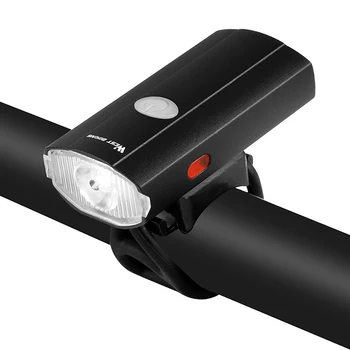 2 AZ 1-ben Kerékpár Lámpa USB Újratölthető Kerékpáros Sisak Fényszóró Vízálló Kerékpár Lámpa hátsó Lámpa Kormány Első Lámpa